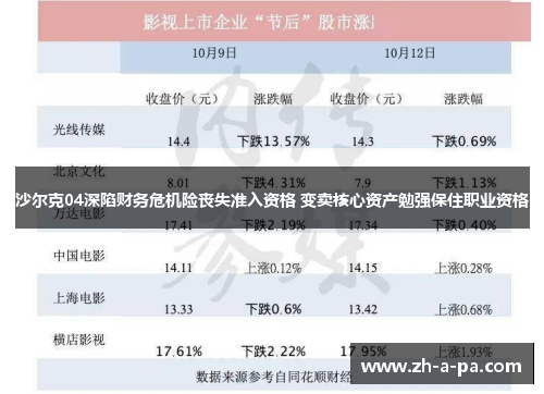沙尔克04深陷财务危机险丧失准入资格 变卖核心资产勉强保住职业资格 沙尔克04深陷财务危机险丧失准入资格 变卖核心资产勉强保住职业资格